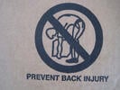 Back injuries, office safety