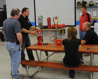 Importance of safety training, osha 30 class, fire extinguisher service