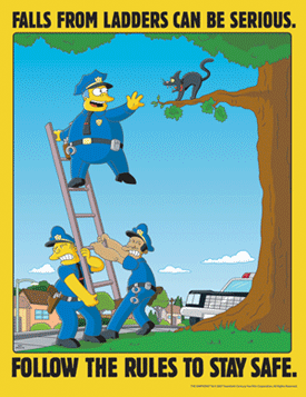 Simpsons - Ladder Safety