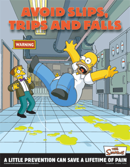 Simpsons - Slips, Trips, and Falls