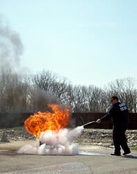 fire extinguisher training, osha training, extinguisher training