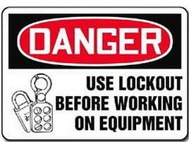 Lockout, tagout, loto training